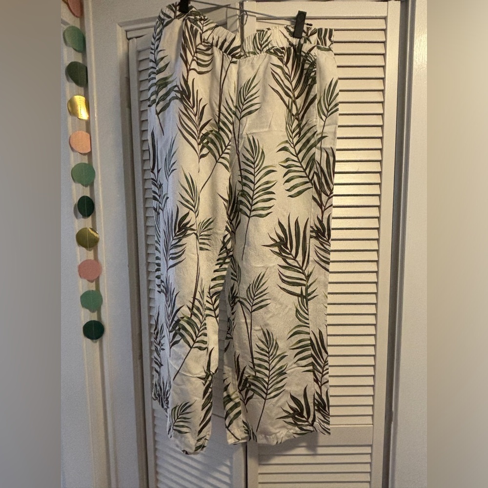 Renuar printed linen pants